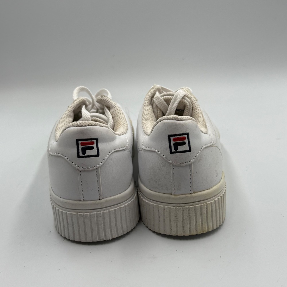 Fila Womens White Platform Sneakers‎ Shoes Lace Up Casual Comfort 8 Chunky Retro - Picture 6 of 9